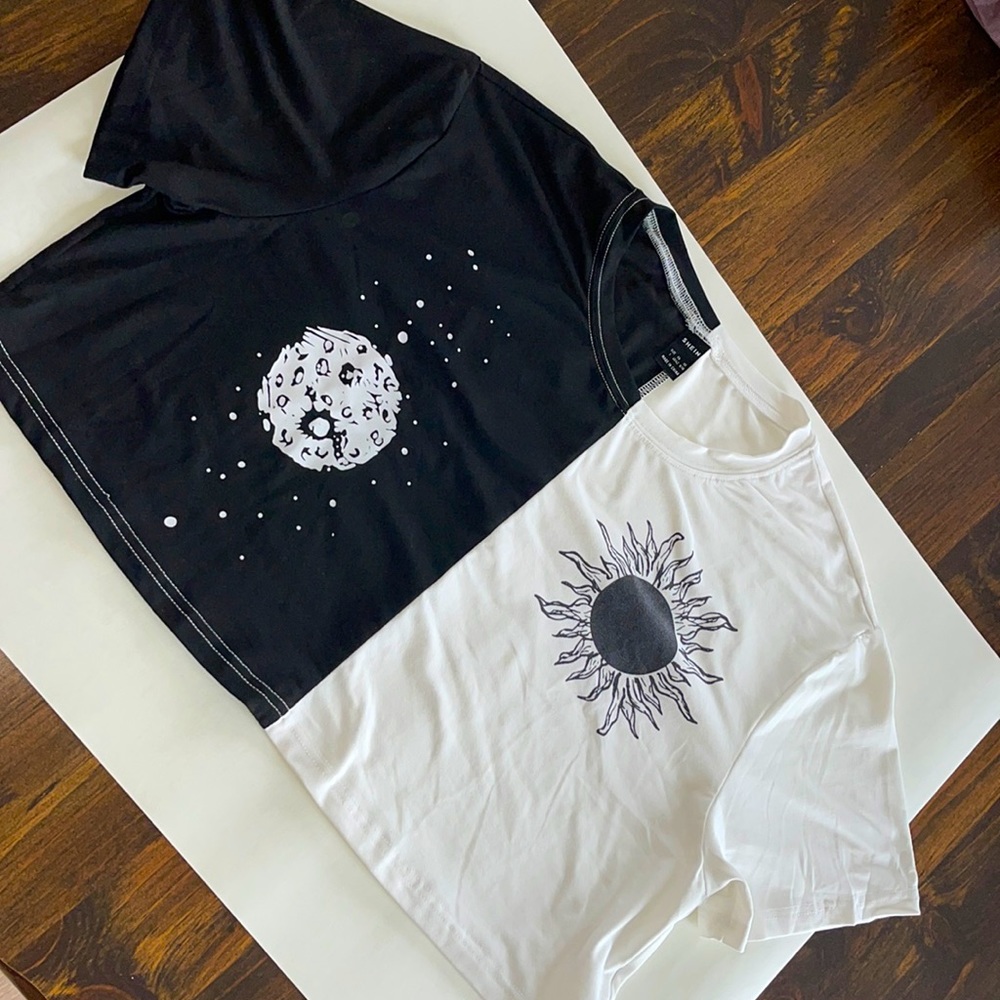 Shein size large crop top